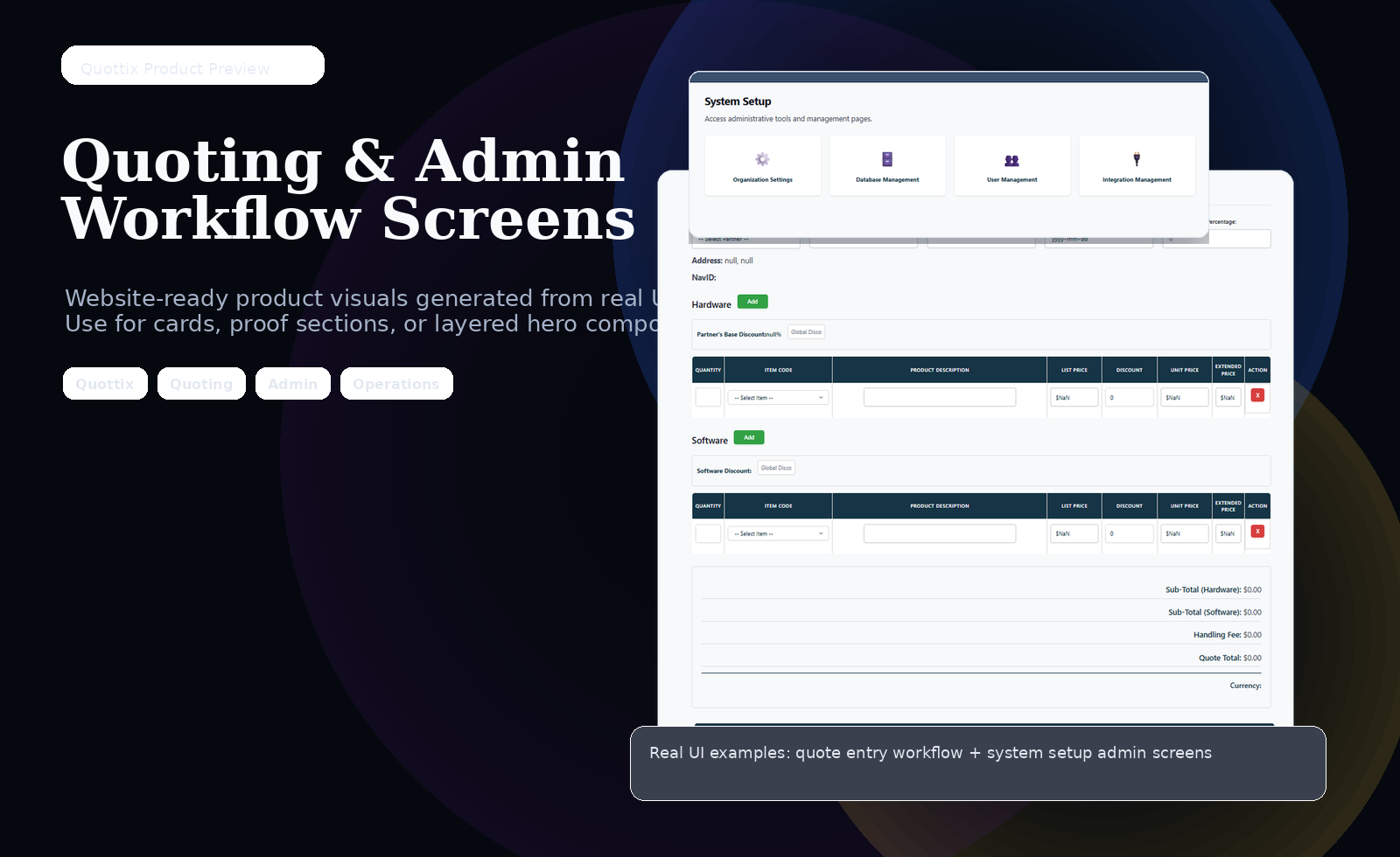 Quottix quoting platform